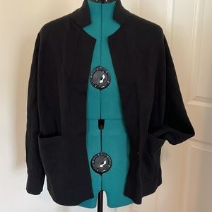 Banana republic factory black sweater blazer
